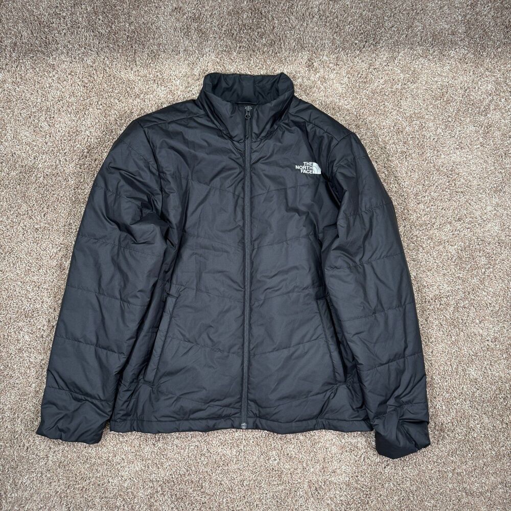 The North Face Jacket Men Large TNF Black Junction Insulated NF0A3XB7 Full Zip